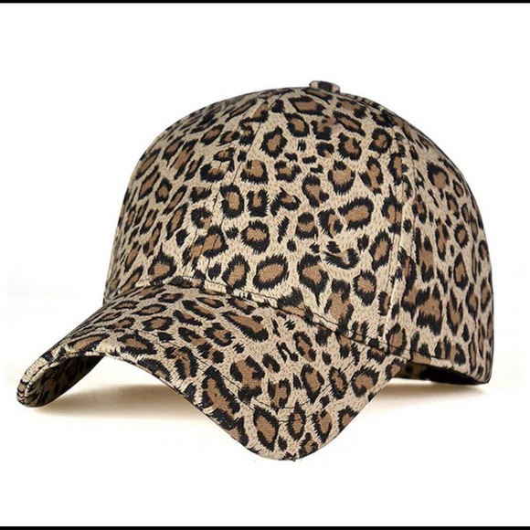 Accessories - Brown Leopard Baseball Hat Cap